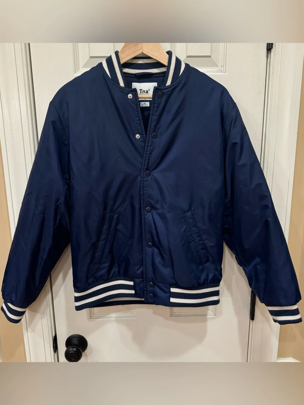 NEW Aritzia TNA Bomber Stadium Varsity Jacket Size XS